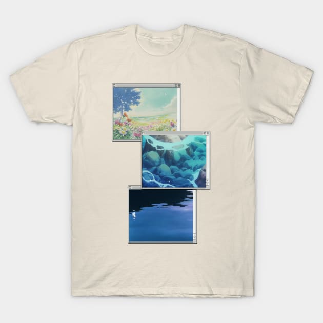 Vaporwave T-Shirt by Jinxed4Lyfe